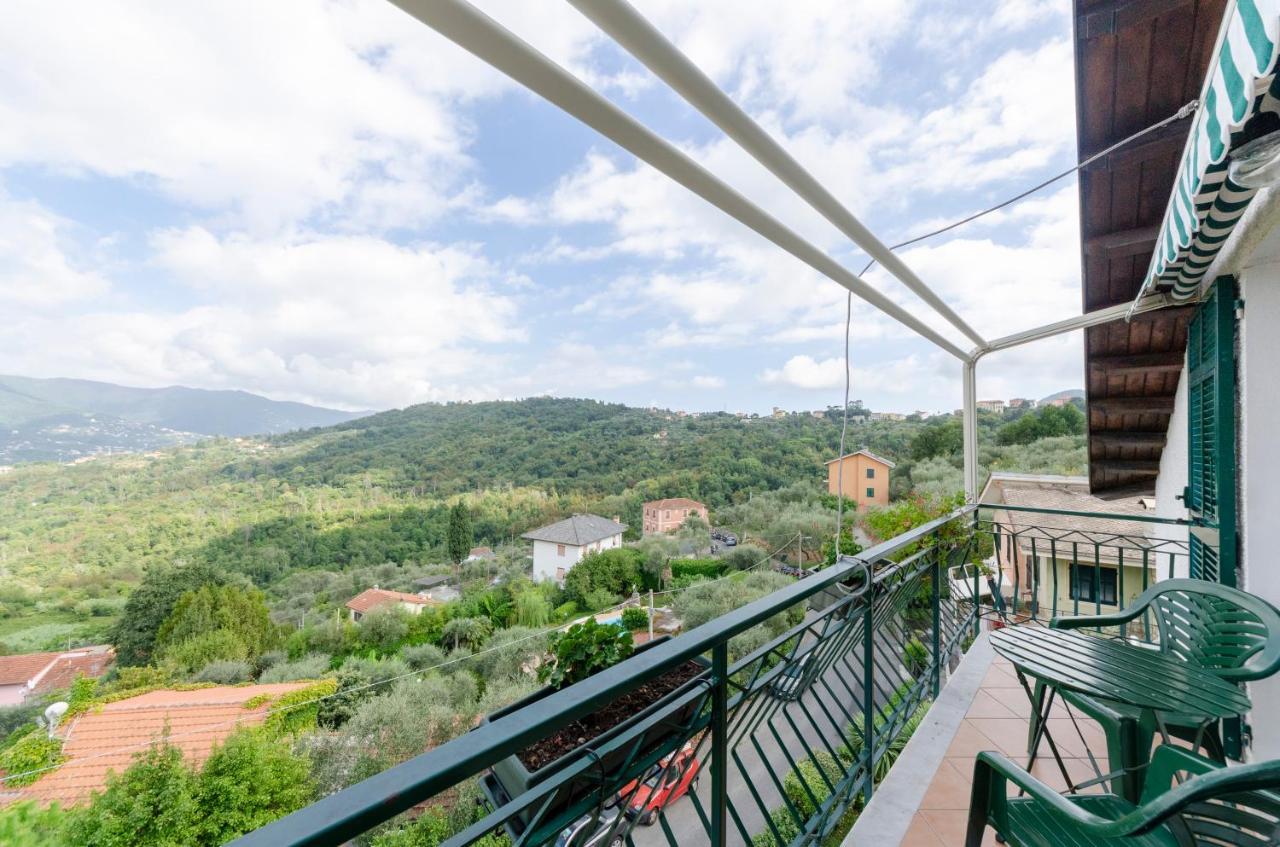 Ca' Do Pescou, Charming 2,Bedroom Apartment With Stunning Hill Views Overlooking The Greenery 拉帕洛 外观 照片