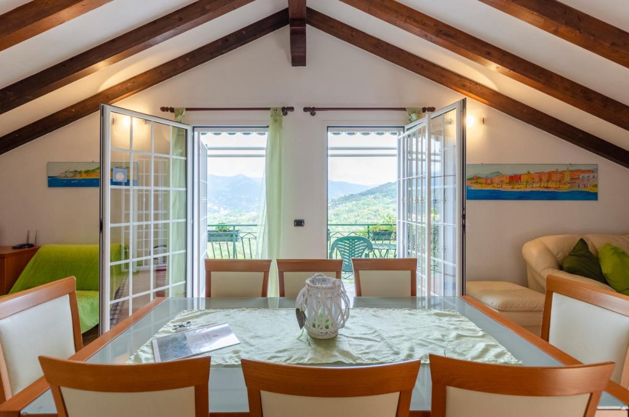 Ca' Do Pescou, Charming 2,Bedroom Apartment With Stunning Hill Views Overlooking The Greenery 拉帕洛 外观 照片